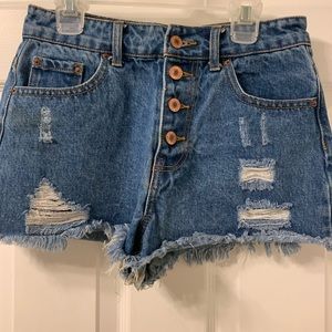 Forever 21 High Waisted Denim Shorts